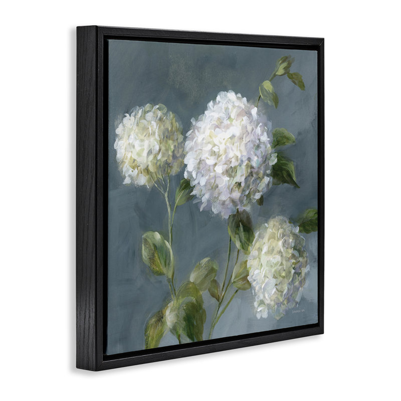 Cadre flottant Summer Simplicity, conception de Danhui Nai, Cadre flottant noir de jais, H 18 po x l 18 po