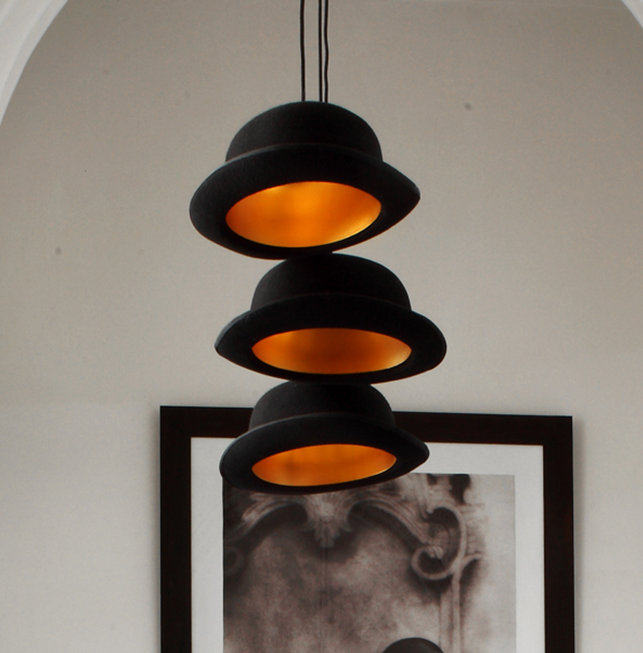 Jeeves Bowler Hat Pendant Light