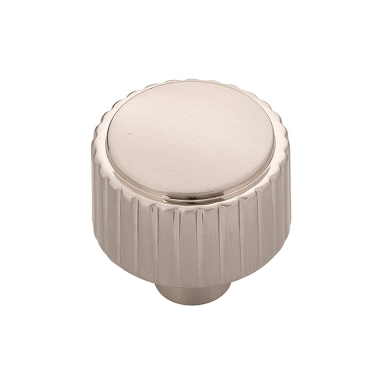 Sinclaire Collection Knob 1-1/4 Inch Diameter, Satin Nickel