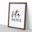 Let's Dance - Picture Frame Typography-62810151-62810153