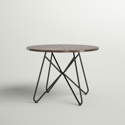 Kennamer Round Metal Base Dining Table