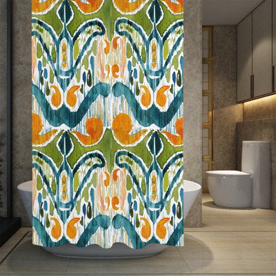 Daffron Ikat Shower Curtain