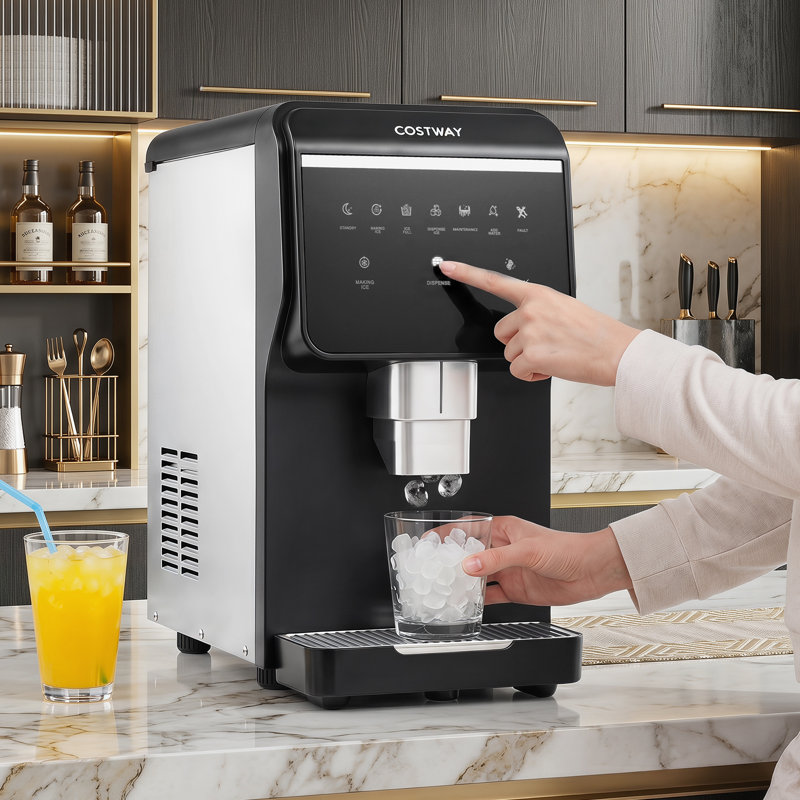 Machine à glace de comptoir avec distributeur automatique, 80 lb par jour, 7,5 lb de glace