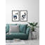Blue Vase Centerpiece by Marmont Hill - 2 Piece Single Picture Frame Painting Set-72535192