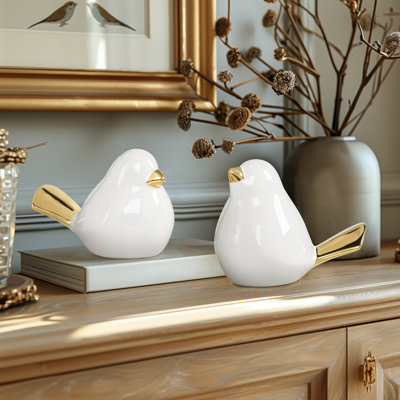 Joziyah Handmade Finch Bird Decorative Figurine
