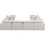 Canapé modulaire de coin rembourré 8 pièces Itala-94482590