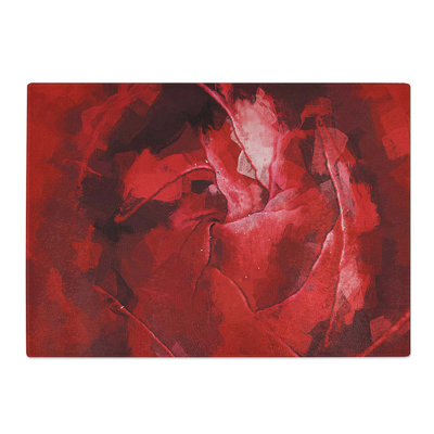 Tempered Glass Petals of Flower Chopping Board