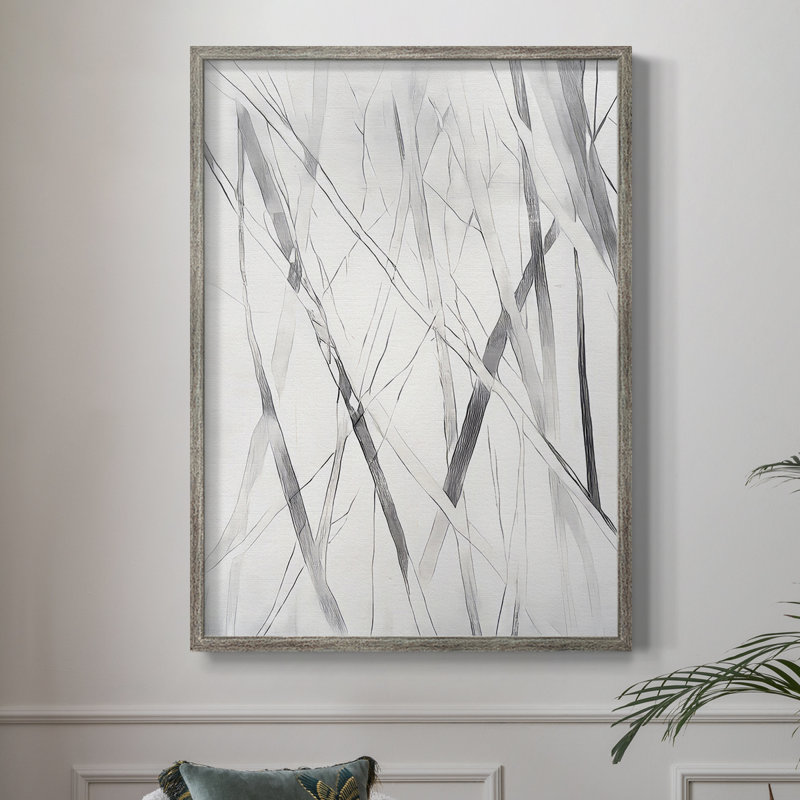 Reproduction encadrée ABSTRACT Series DCCCL - bois massif, H 11 po x l 9 po