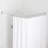 48" Brass L-Shaped Shower Curtain Rod