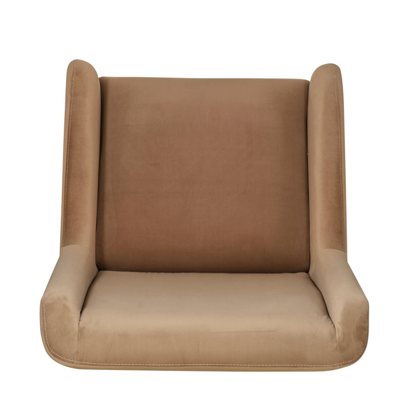 Senna Swivel Brown Rocker Chair