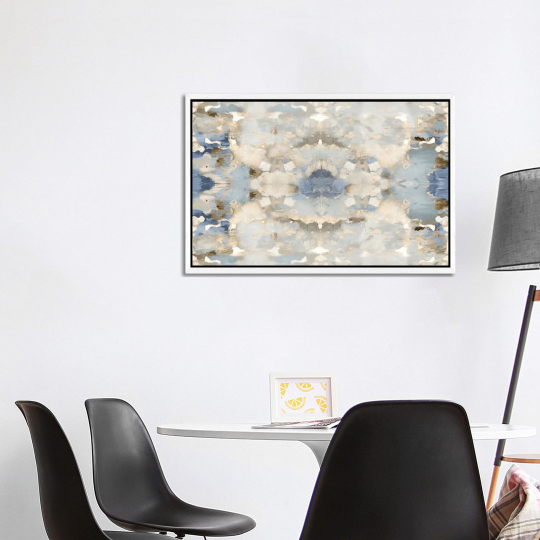 Harmony In Blue & Brown II von Ellie Roberts - Galerie-verpackte Leinwand Giclée auf Leinwand