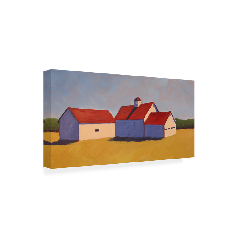 «Barn On The Range I» sur, H 10 po x l 10 po