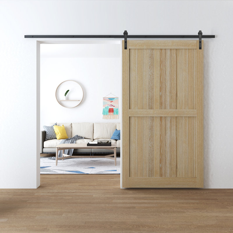 Rail pour une porte en forme de grange simple i, 96 po