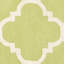 Tapis vert / ivoire en laine touffeté à la main Cannen-1826511216