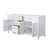 White/Brushed Nickel
