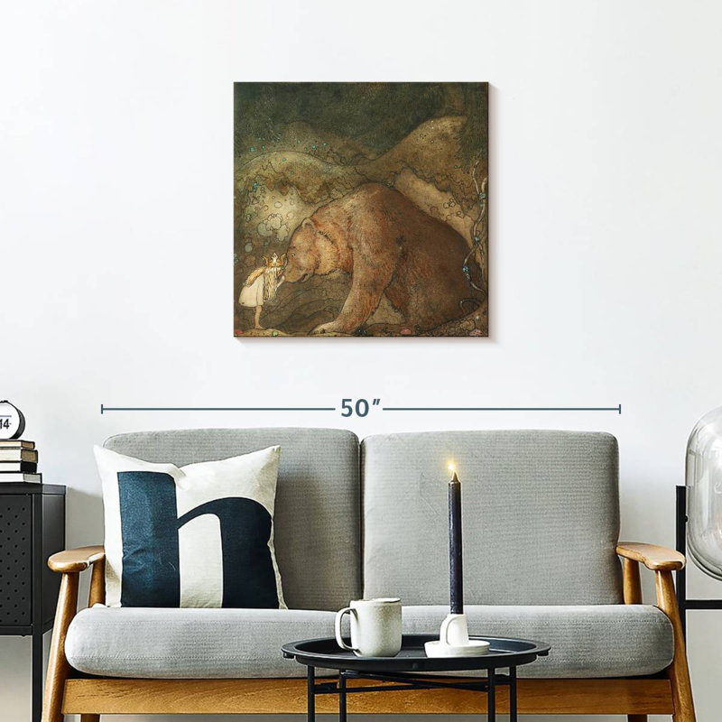 Kelan Poor Little Bear, 24" H x 24" W