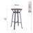 23.6'' L Round Breakroom Table