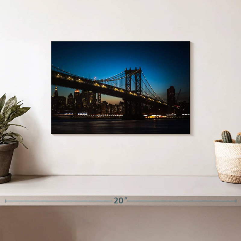 Lilie romantique Manhattan Bridge, H 8 po x l 12 po