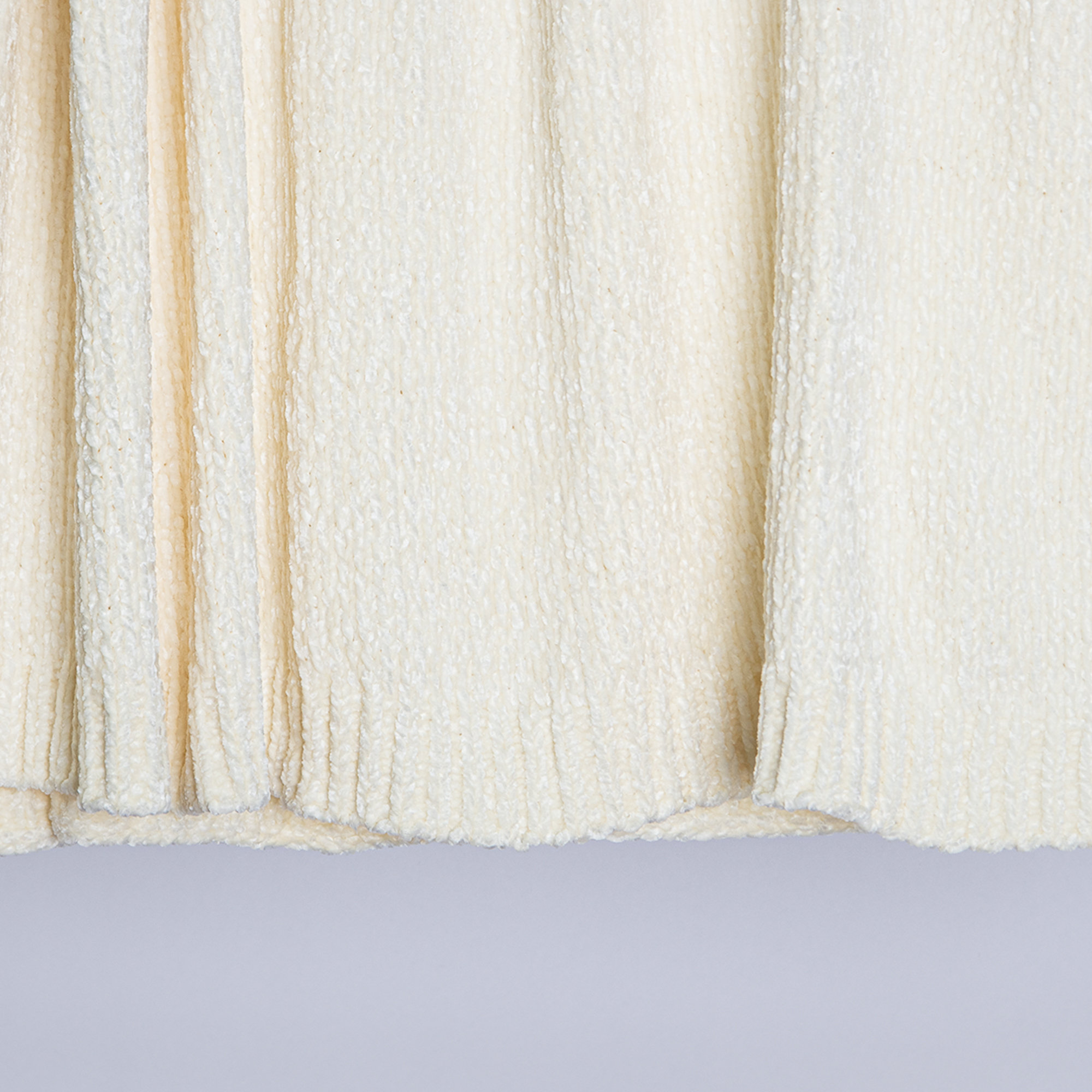 Caspian Knitted Blanket, White
