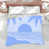 Bleu moyen / gris clair