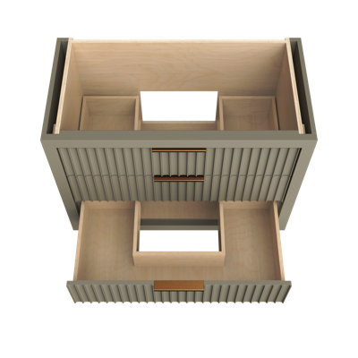 Lecrieú Three-Drawer Single Bath Vanity