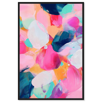 Peony Burst Vision, toile moderne de couleur abstraite par Art Remedy