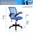 Techni Mobili Mesh Task Office Chair With Flip Up Arms