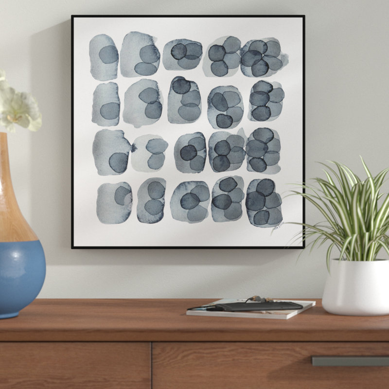 " Indigo Five ", 48" H x 48" W x 1.5" D