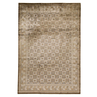 Oriental Area Rug in Brown