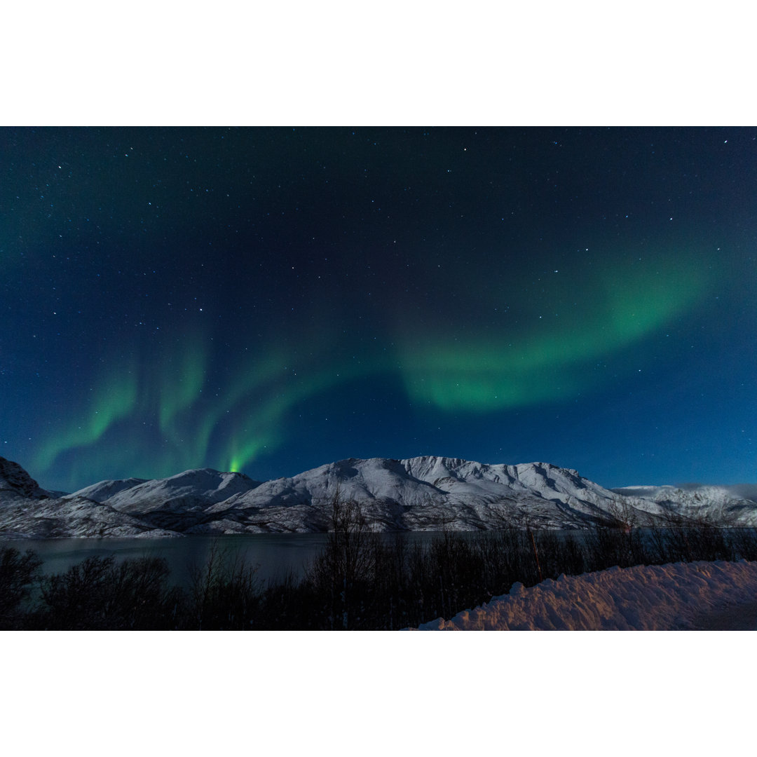 Nordlichter in Norwegen von Steffie82 - Leinwanddrucke auf Leinwand