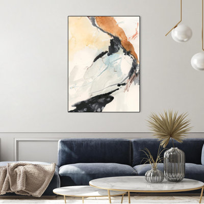 «Efflux I», toile encadrée par Giant Art