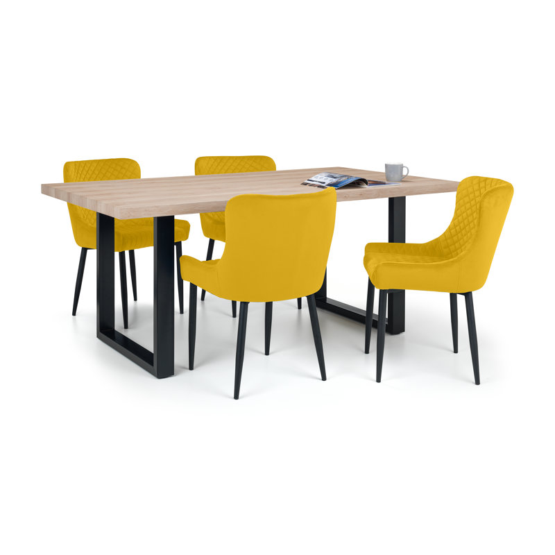 Wynnfield 4 - Person Dining Set, Mustard