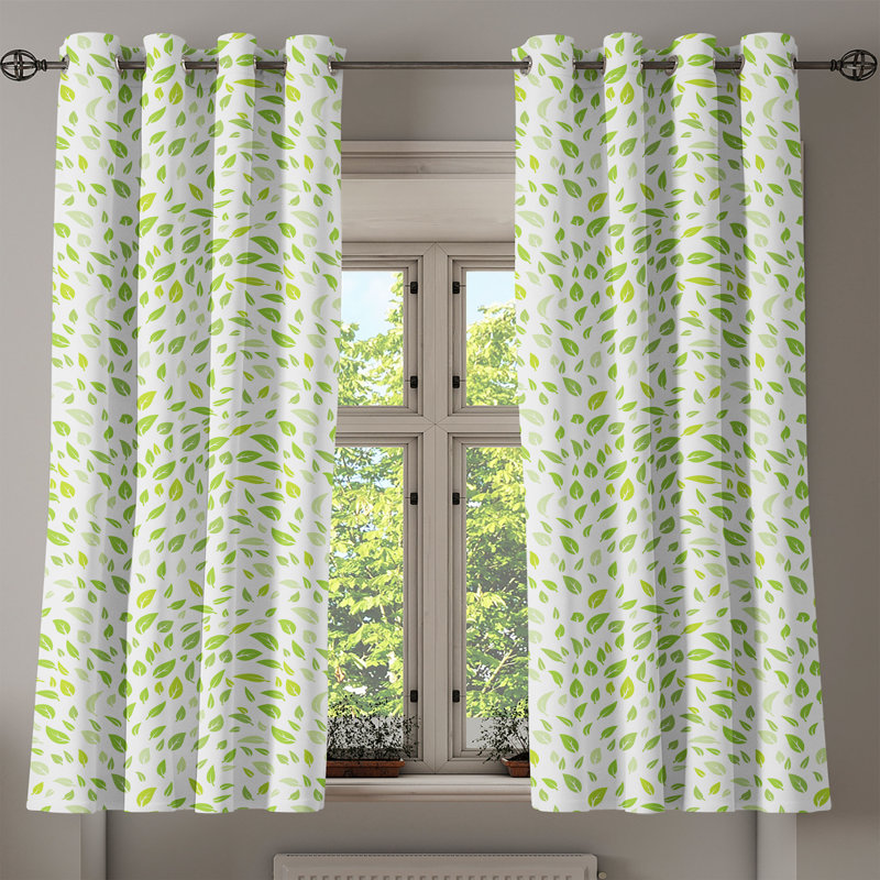 Sateen Blackout Curtain Pair, 50" W x 120" L