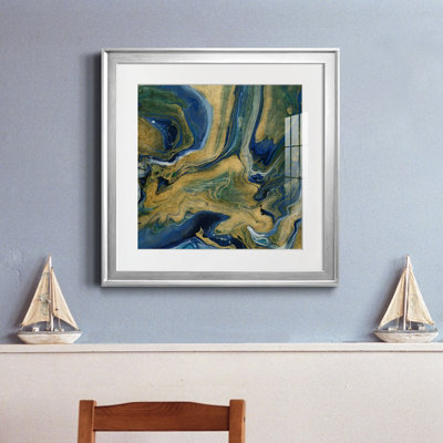 Golden Sea - peinture encadrée