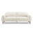 MINIMORE Modern Style 87.4"W Iris 3Seater Round Arm Mid-century Sofa-1733163659