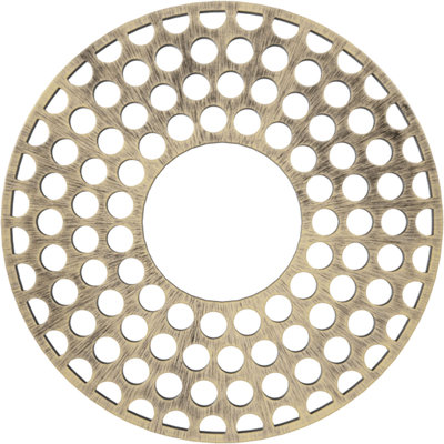 Médaillon de plafond architectural perforé en PVC de 20 po x P 7 po x P 1/4 po x P 1/2 po