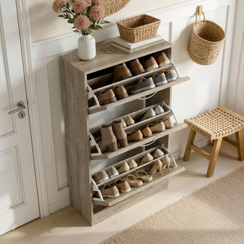 20 Pair Shoe Storage Cabinet