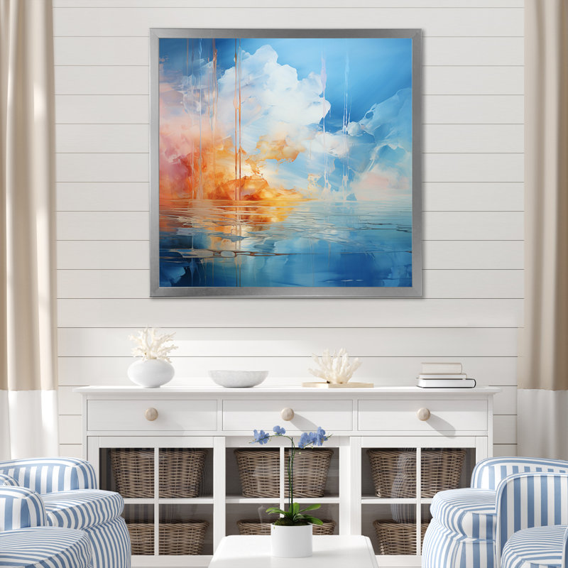 Clouds Skys Canvas I - Landscapes Canvas Prints, H 30 po x l 30 po x P 1 po, Cadre photo argenté