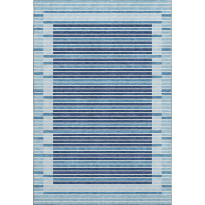 Premium Machine Washable Sykora AMF1398 Stripes Rug