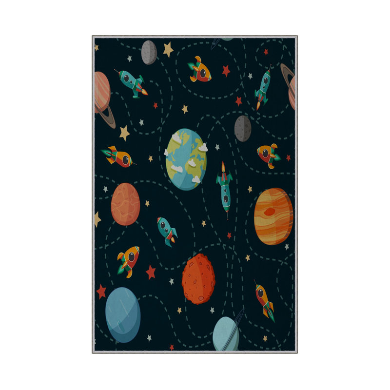 Stylish Woven Carpet 5.9 x 9.2 Feet, 100% Polyester, Antibacterial, Non-Slip Underside | 3D Digital Printing, Machine Washable (30-40°C) | Perfect for Living Rooms, Bedrooms & High-Traffic Areas, Durable & Easy Care