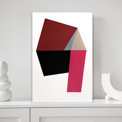 Contemporary Art Abstract Contemporary Geometric Wall Art by Ildefonso Martin - Wrapped Canvas Print