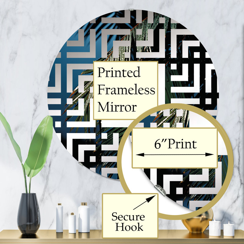 Circle Mirror, 31.4" x 31.4"