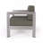 55.25" Outdoor Aluminium Patio Loveseat with Cushions-438408566