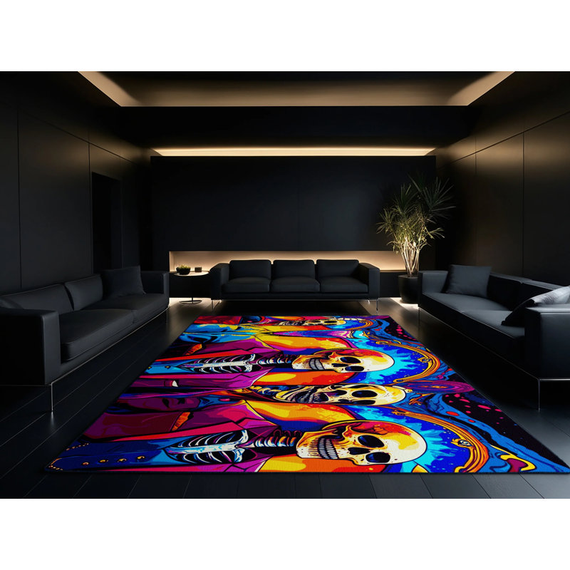 Plasma Dream Rug, Round 5'