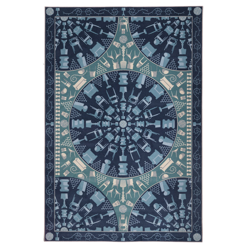 Tapis à motif d'icônes
