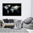 " Mysterious World Map Canvas Print " by Finnian P-92520001
