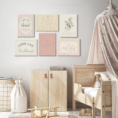 6 Piece Wrapped Canvas Print