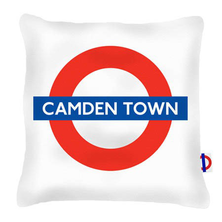 Camden Town Tube Station London Transport Cushion