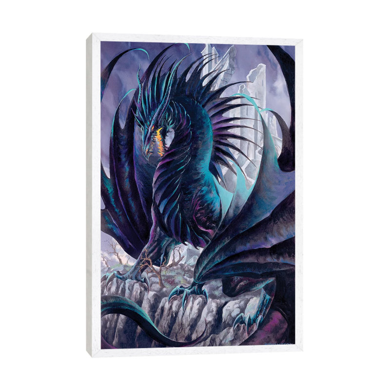 Maelstrom 1 Piece Wall Art on Canvas, 66.04 cm H x 45.72 cm W, White Framed