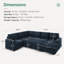 Canapé-lit modulaire en U Chasidi-2138165154